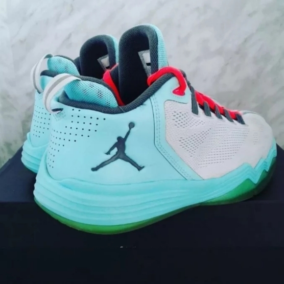 Nike Air Jordan Shoes CP3 IX 9 AE GS 3.5Y Womens sz 5 platinum turquoise 833911- - Picture 3 of 6